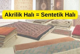 akrilik hali nasil yikanir