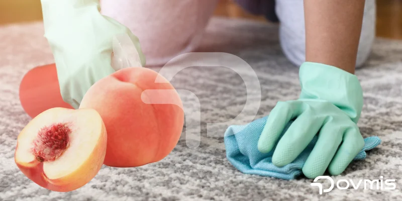 Halıdan şeftali nasıl çıkar