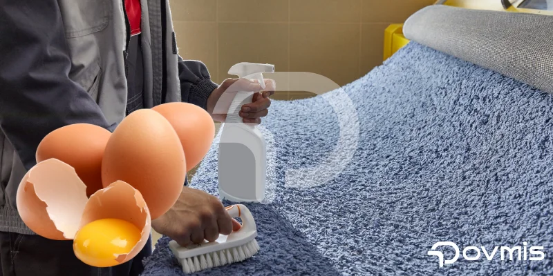 Halıdan yumurta lekesi nasıl çıkar